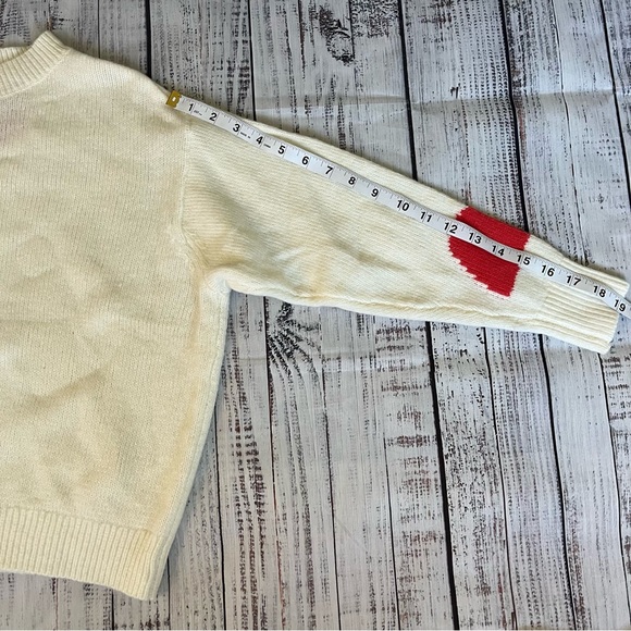 Lou & Grey For Loft Soft Heart Sweater Oversized Wool Blend Size XS - Picture 9 of 9